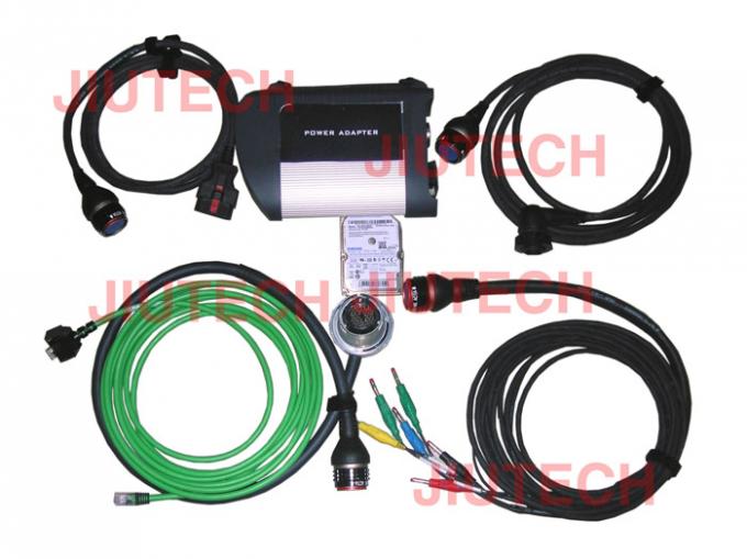 D630 sluit Laptop met MB BR Compact 4 Mercedes Hulpmiddel 201607 van de Sterdiagnose aan
