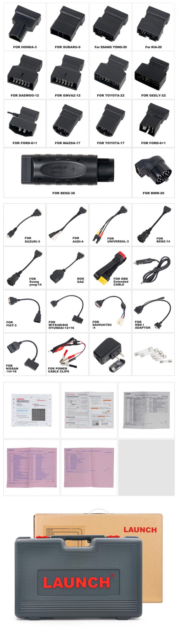 X431 V+ voor 12V gasoline&diesel lanceren autoscanner X431 V+ voor van de auto's volledige ECU van 12V gasoline&diesel het systeem autodiagnosti
