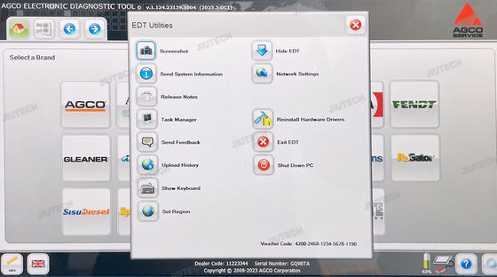 AGCO EDT diagnostic scanner