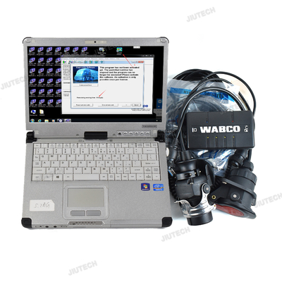 For WABCO Trailer and Truck Diagnostic System Interface Diagnostic KIT(WDI) Top Quality Heavy Duty Scanner+CFC2 laptop