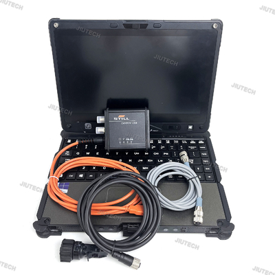 Voor nog steeds vorkheftruck Canbox 50983605400 Diagnostische kabel nog steeds box kan buslijn nog steeds CANBOX 2 Diagnostisch hulpmiddel met Getac laptop