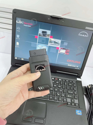 Voor M-A-N T427 DIAGNOSTIEK TOOL TRUCK DIAGNOSTIEK INTERFACE Parameter programmering apparaat WLAN kalibratie monitoring CF53 Laptop