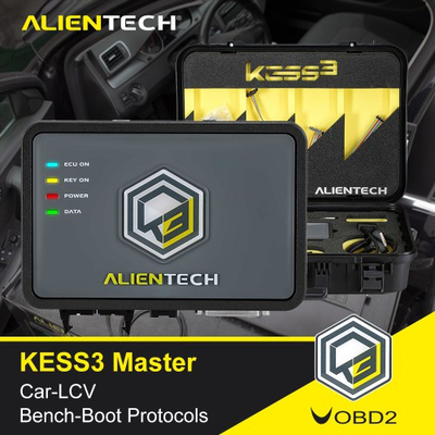Original Alientech KESS V3 KESS3 Master Version ECU and TCU Programming Tool with Car Bench-Boot LCV Protocol Activation OBD Bench and Boot mode