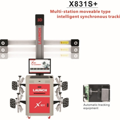 Originele LAUNCH X831S+ X831Plus 3D 4-koloms auto uitlijn hefbruggen platform