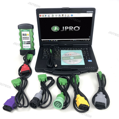 CF53 laptop met 2024 DLA voor jpro dla diagnostische tool + 2.0 Voertuiginterface Diesel Nieuwste software Heavy Duty Truck Scanner Diagnostische Tool