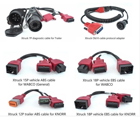 XTRUCK Universal Chassis Diagnostic Cables (voor ZF, FAST, EATON)