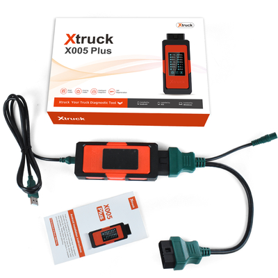 Xtruck X005 Plus Bluetooth Vrachtwagendiagnosescanner voor FAWDE SHACMAN SINOTRUK