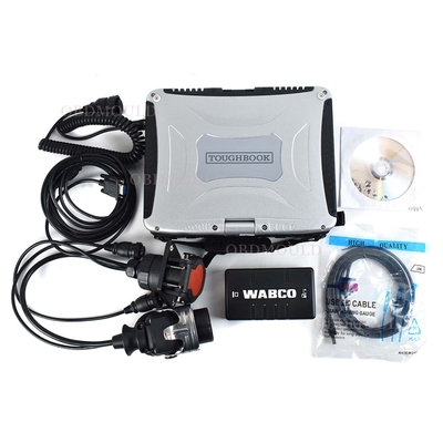 WABCO WDI Heavy-Duty Diagnostic Kit voor Trailers, Vrachtwagens en Bussen met CF19 Laptop