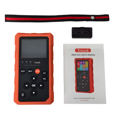 Xtruck 819 OBD2 Scanner Automotive Diagnostic Tester met verbeterde OBDII-modus 6 9 Ondersteuning van belangrijke protocollen en 2,8-inch IPS-display