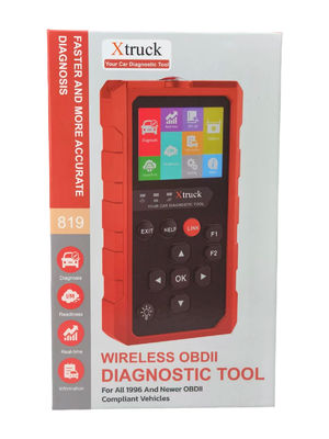 Xtruck 819 Autodiagnostisch gereedschap Automobiele OBDII-compatibele scanner ondersteunt OBD2 Full System Diagnostic