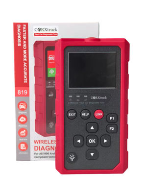 Xtruck 819 OBDII Diagnostic Scanner with 9 Major Protocols Support 2.8-inch IPS Display and 16-pin OBDII Connector