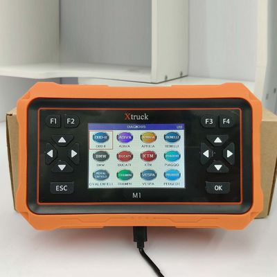 Xtruck M1 Professional Motorcycle Scanner met I/M Readiness Status Display Troubleshooting Guidance en 120+ speciale functies
