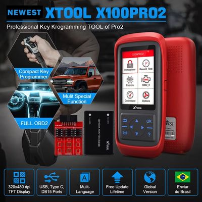 Xtool X100 Pro2 Auto Key Programmer Automotive Scanner IMMO Car OBD2 Code Reader Diagnostic Tool With EEPROM Adapter Free Update ￼ ￼ ￼ ￼ ￼ ￼ ￼ ￼ ￼ ￼