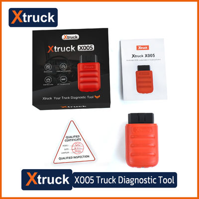 Xtruck X005 Bluetooth Heavy Duty Truck OBD Scanner with 8 OBDII Test Modes, Full-Fault Live Data, and Two Years Free Updates