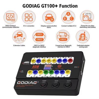 for BMW GODIAG GT100+ GT100 Pro ECU Connector OBDII Break Out Box FEM/BDC CAS4/CAS4+ Test Platform for VVDI2/IM608/K518ISE