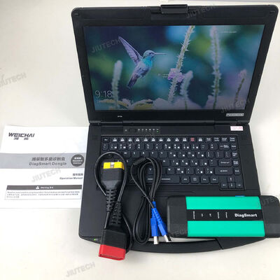 CF53 laptop met Weichai SINOTRUK EOL Diagsmart Diagnostic Scanner met CANBUS-ondersteuning voor Multi-ECU-diagnose en originele softwarepakket