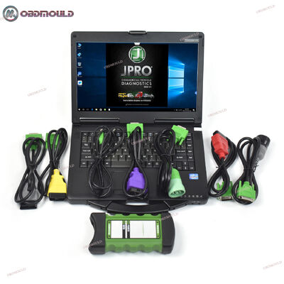 2026 Nieuwste JPRO DLA+2.0 Professional Diagnostic Tool 2023 V3 Heavy Duty Truck Scanner JPro DLA+ 2.0 Adapter Kit met CF53 Laptop